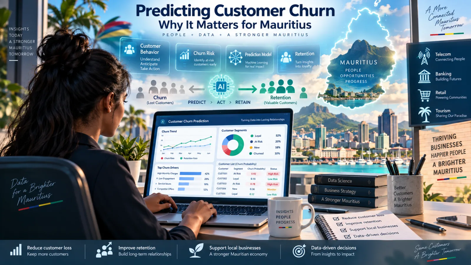 Predicting Customer Churn, and Why It Matters for Mauritius